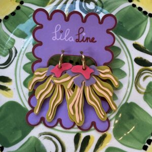 Kleurrijke oorbellen - Wavey