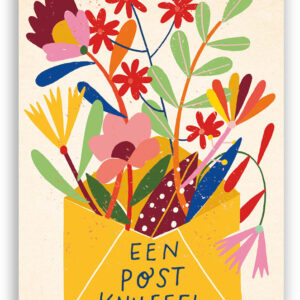 Kaart - Een postknuffel