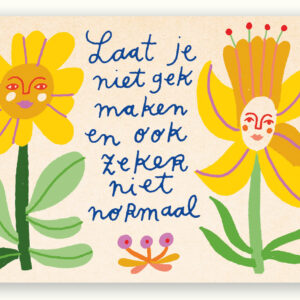 Kaart - Laat je niet gek maken