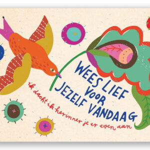 Kaart - Wees lief voor jezelf vandaag