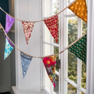 Sari vlaggenlijn (diverse kleuren)